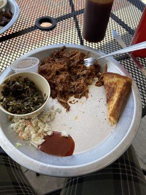 Pulled pork platter