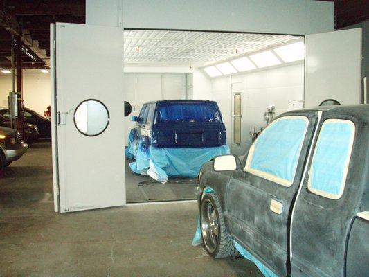 State of the art paint booth & filtration