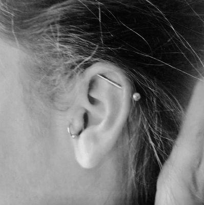 Industrial Piercing by Mel