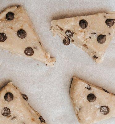 Chocolate chip scones