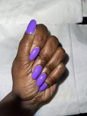 My #419 purple nails by Vy.