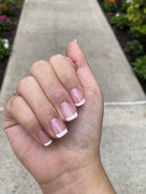 Gel French manicure