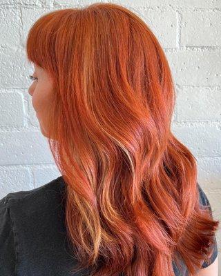 Color cut & style by Gabriela @gabrielamahonhair on instagram