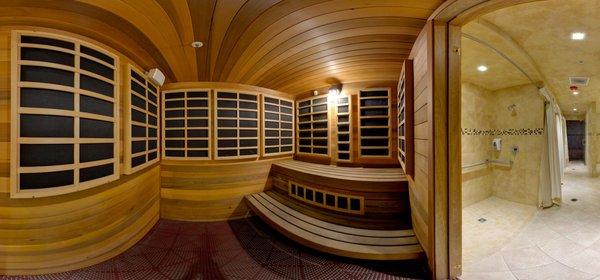 Saunas and steam rooms available!