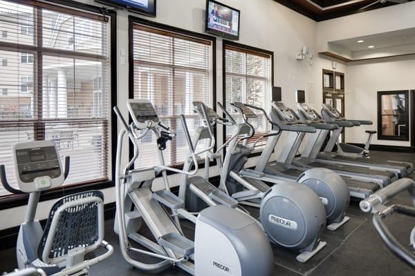 You're sure to get a full body work out with the variety of cardio and weight training equipment