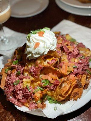 The Mini Irish nachos! Still gigantic and oh so good!