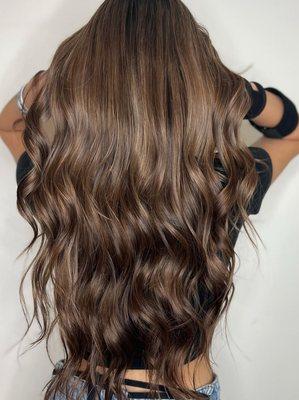 Brunette highlights