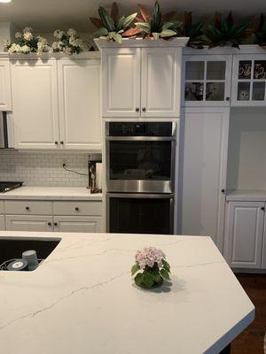 New quartz countertop