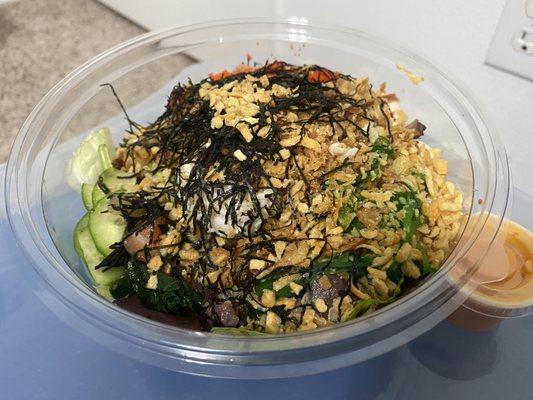 Make your own poke bowl