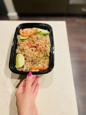 Fried Rice with Prawns