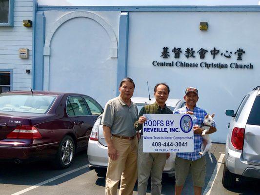 Palo Alto  Central Chinese Christian Church  15 Year Silicone Fluid Applied System Title 24 Compliant  Inspired Cool Roof Systems