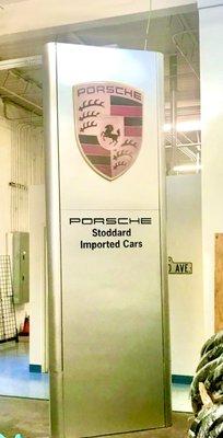 Stoddard Porsche Dealership sign