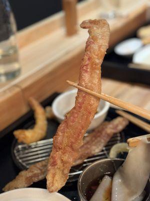 Tempura bacon