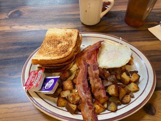 Breakfast special with sourdough