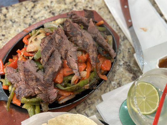 Grilled Skirt Steak Fajita