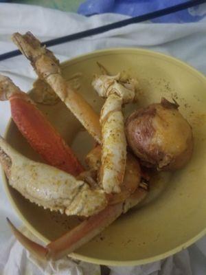 Crab Legs and Potato