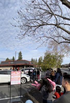 Long line on opening day