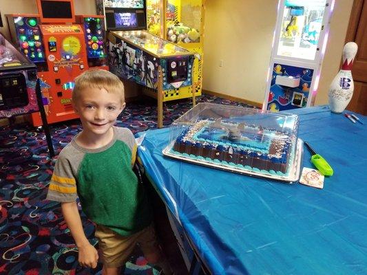 Thank you SO much for giving my son "the best birthday party ever!"