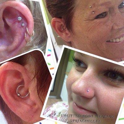 ALL PIERCINGS DONE USING QUALITY AND IMPLANT GRADE JEWELRY!