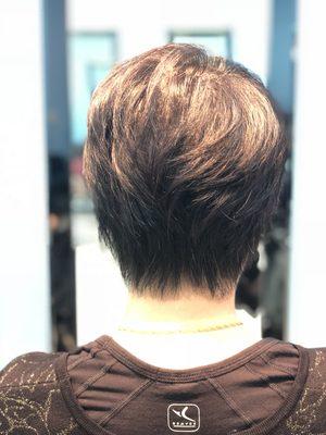 women short hair cut by star salon