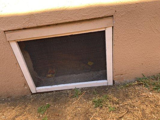 Sub-area covers are extremely important to help prevent animals, rats from getting into our homes!!