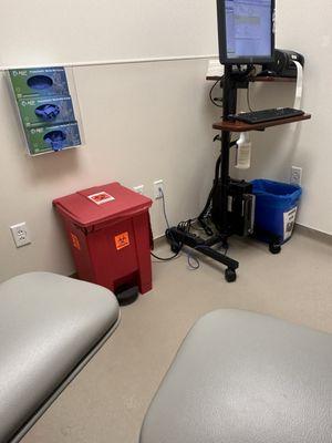 Blood draw room