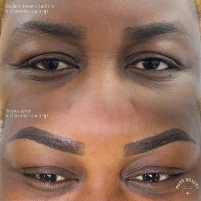 Confidence that doesn't wash off   Check out these  ombre brows!