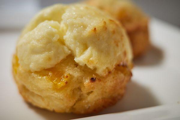 Mango pineapple cream cheese scone