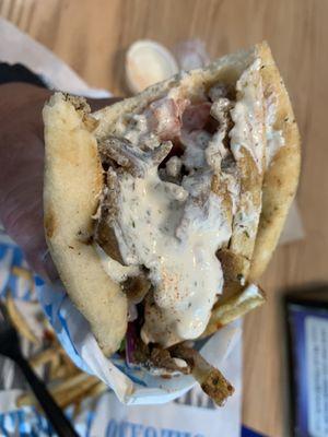 Beef and Lamb Gyro Pita