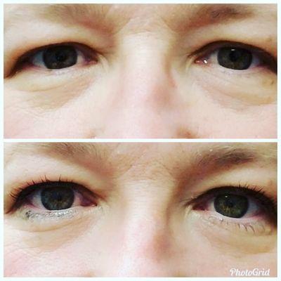 Lash lift and tint