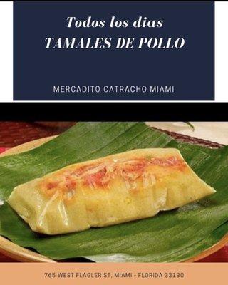 Tamales de Cerdo y Pollo