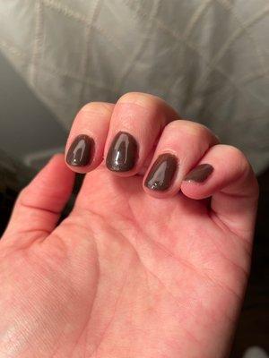 Streaks and poor cuticles