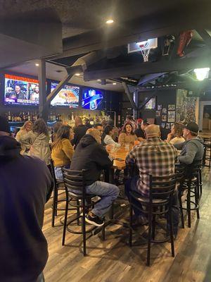 Inside bar area