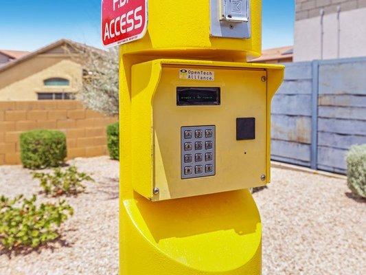 Keypad - Extra Space Storage at 34487 N Gary Rd, San Tan Valley, AZ 85143