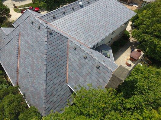 Oak Brook, IL Davinci Slate/Tile Roof