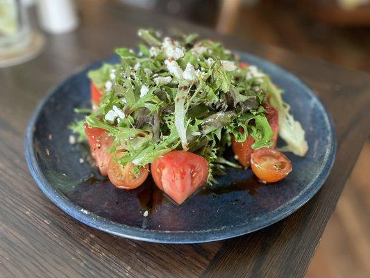 Local heirloom tomato salad