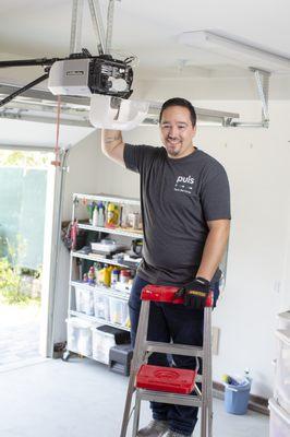 Puls garage door repair includes a free, 25-step in-home estimate.