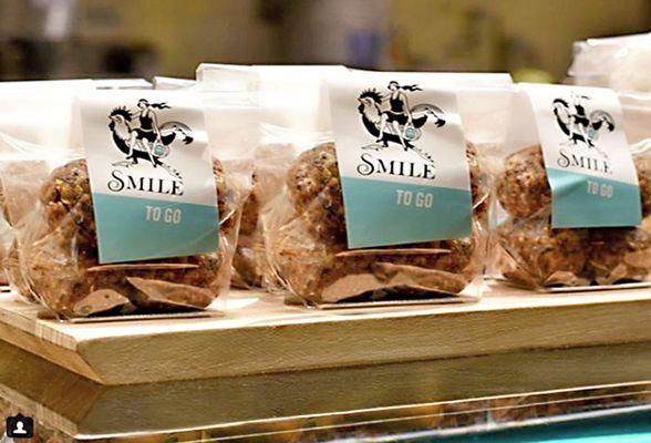 Tasty gluten-free vegan pastry options at Smile To Go