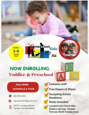 Next Generation Kidz Early Childhood Learning Inc.