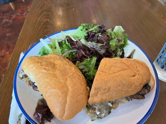 Mushroom sandwich