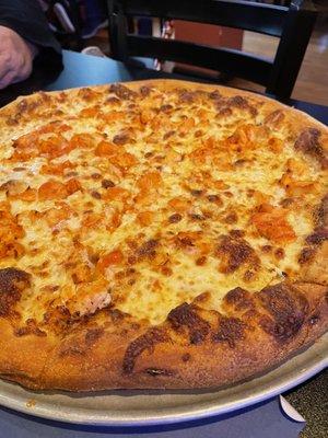 Large Buffalo Chicken Pizza-- delicious!