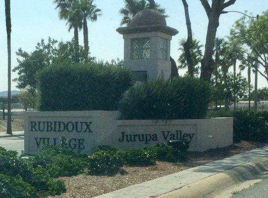 Landscaping on Mission Boulevard median in the Rubidoux area of town.