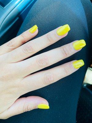 Yellow gel 91 coffin