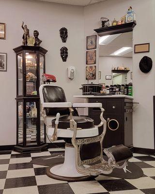 Your chair awaits for a relaxing shave!