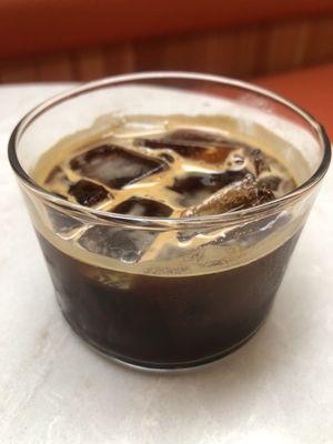 Iced espresso