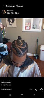 Men braids