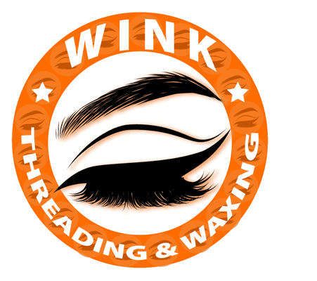 Logo ~ 
  Wink Threading & Waxing