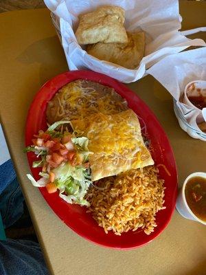 Carne Asada Stuffed Sopapilla!