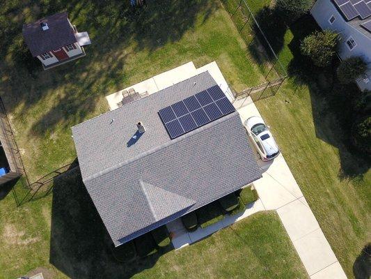 10 SunPower X22-370 panels