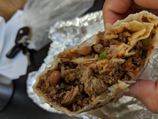 Asada burrito $5